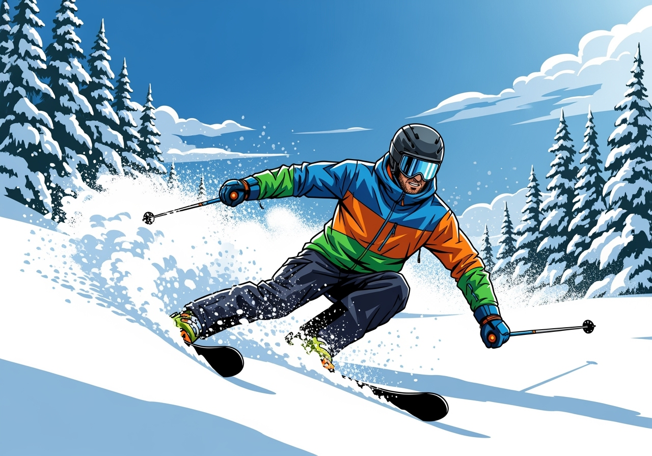 AI Crevasse - Skiing metaphor for getting stuck in AI coding