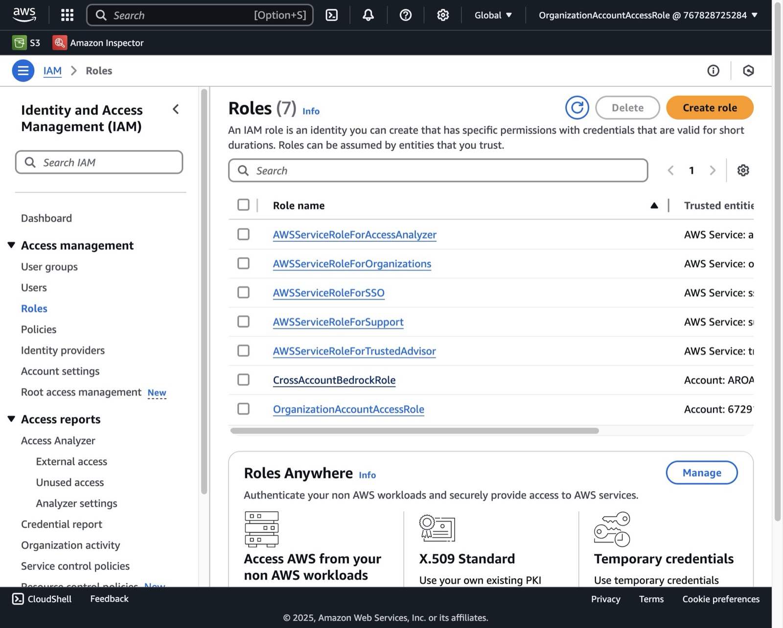 Configure Bedrock Cross-Account Access, step 7