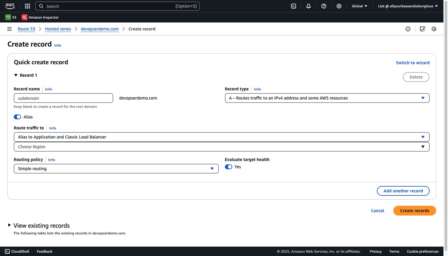 Set Up a Custom Domain, step 20