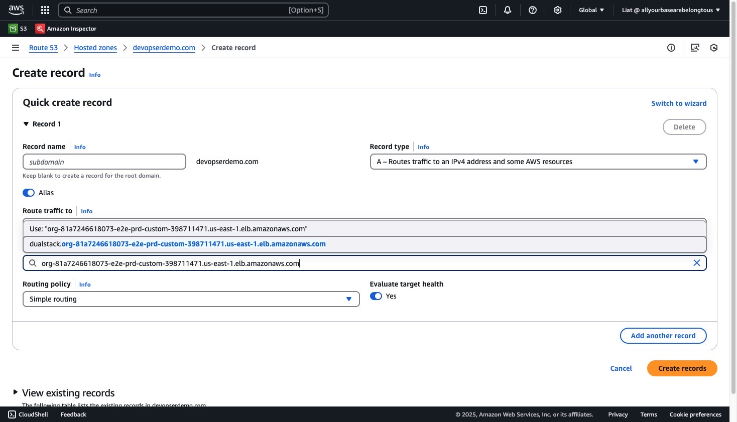 Set Up a Custom Domain, step 23