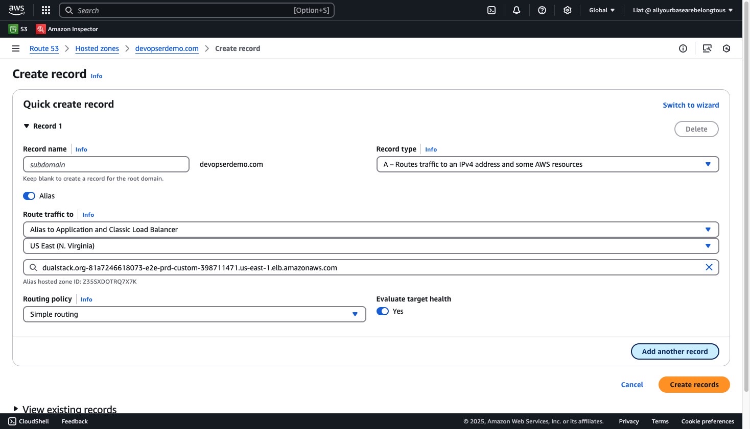 Set Up a Custom Domain, step 24