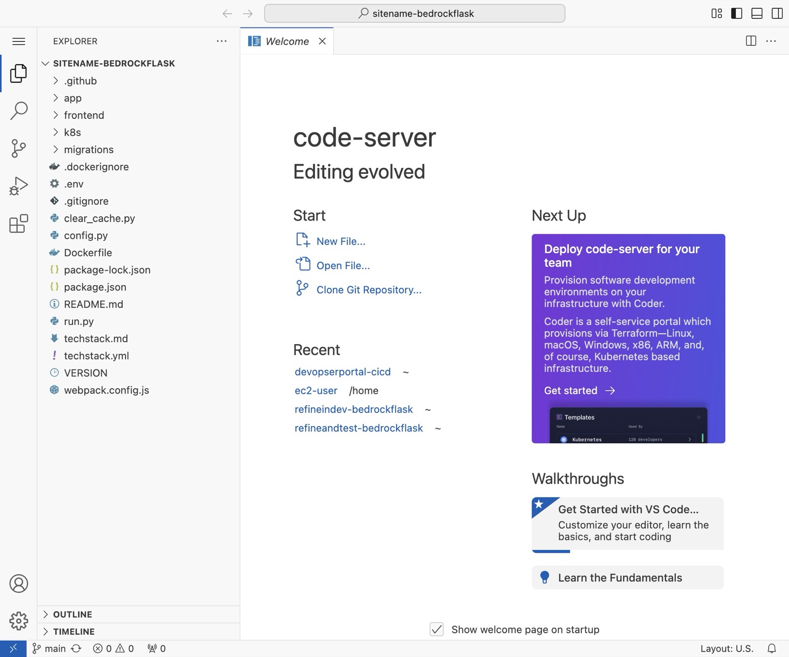 Deploy Your App to the Development Environment, step 10