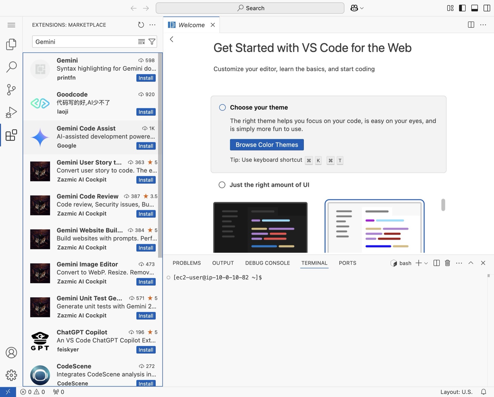 Install an AI Coding Assistant, step 3