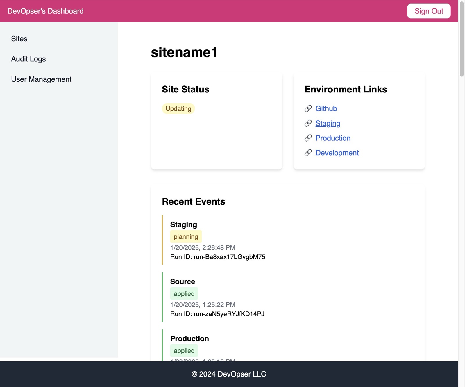 Promote Changes Through Environments, step 13