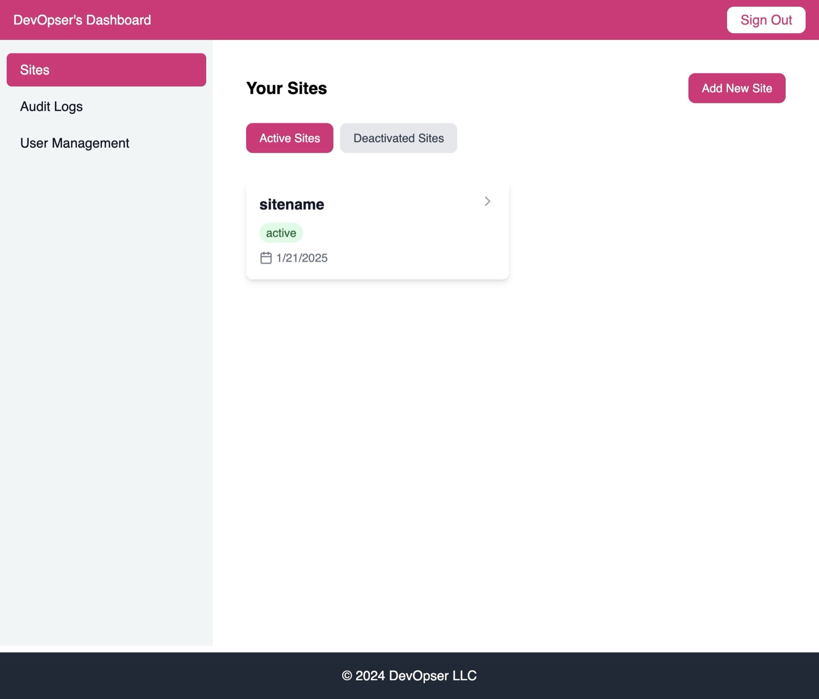 Update Staging and Production Secrets, step 2
